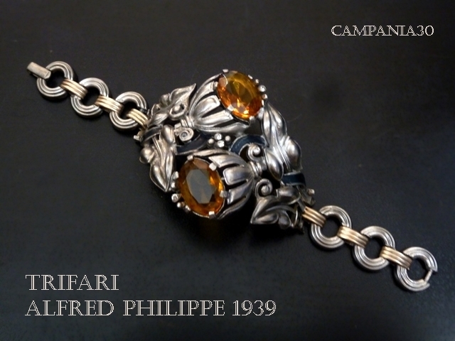 BB17 - BRACCIALE TRIFARI ALFRED PHILIPPE 1939 - LE COLLEZIONI  DI CAMPANIA30