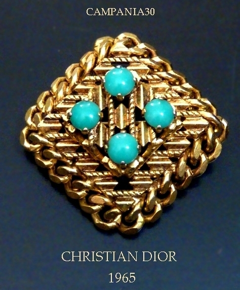 SB1608 - SPILLA "CHRISTIAN DIOR" 1965 - LE COLLEZIONI  DI CAMPANIA30