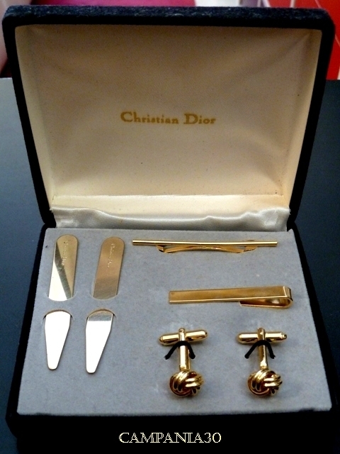 GK74 - SET GEMELLI CHRISTIAN DIOR D'EPOCA - LE COLLEZIONI  DI CAMPANIA30