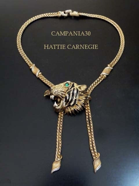 CN642 - COLLIER "HATTIE CARNEGIE" TIGER ANNI '50 - LE COLLEZIONI  DI CAMPANIA30